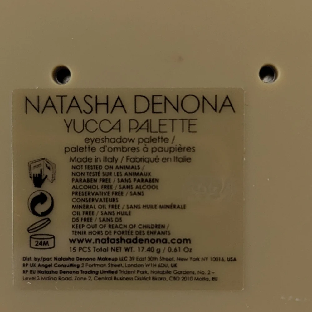 Natasha Denona Yucca Palette - Vibrant Eyeshadow Collection
